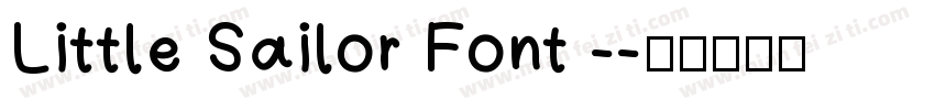 Little Sailor Font -字体转换